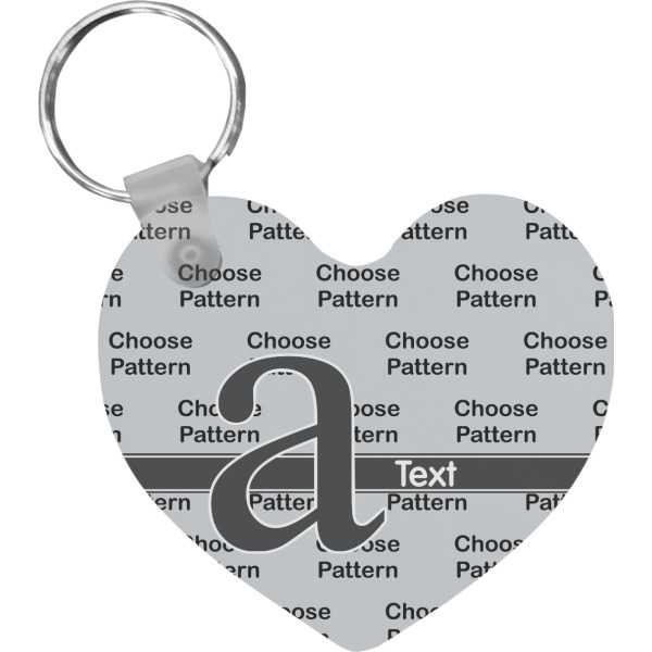 Custom Design Your Own Heart Plastic Keychain