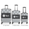 Custom Design - Luggage Bags all sizes - With Handle
