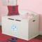Custom Design - Round Wall Decal on Toy Chest