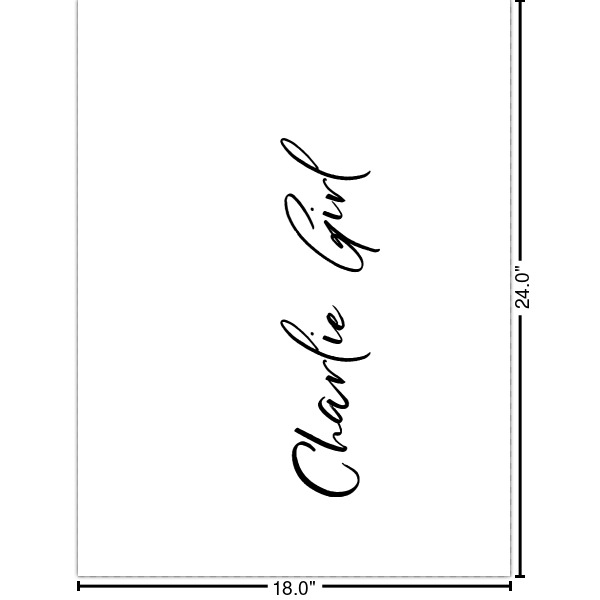 Custom Design Your Own Cabinet Decal - Large