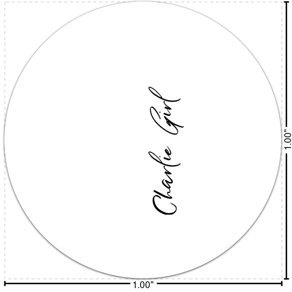 Custom Design Your Own Multipurpose Round Labels - 1"