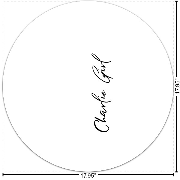 Custom Design Your Own Round Decal - Large