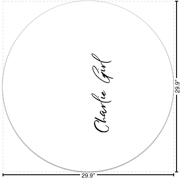 Custom Design Your Own Round Decal - XLarge