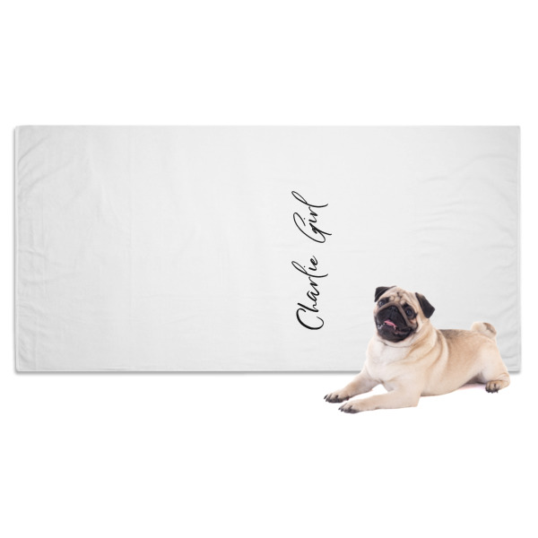 Custom Design Your Own Dog Towel
