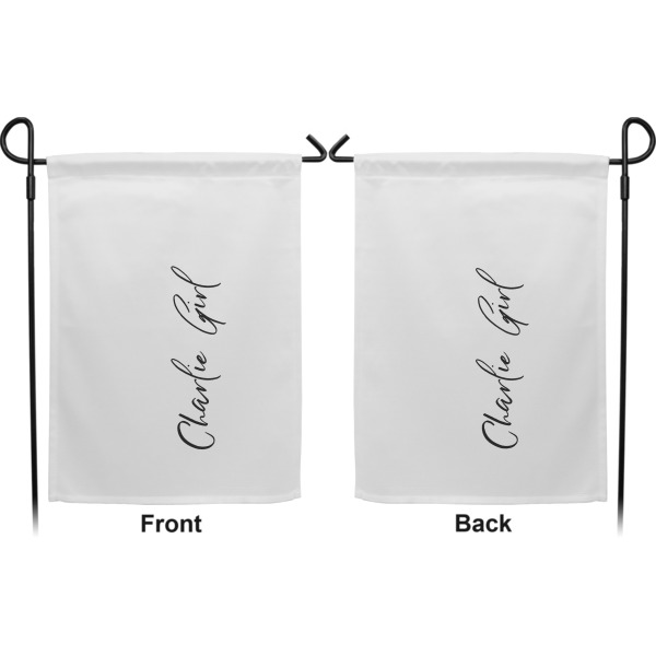 Custom Design - Garden Flag - Double Sided Front and Back