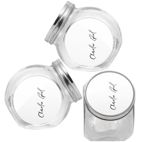 Custom Design - Puppy Treat Jar - Top Left Right