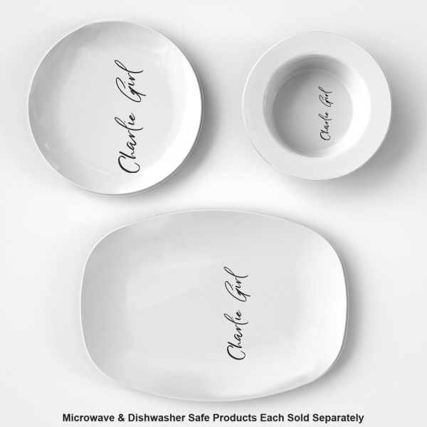 Custom Design - Microwave Safe Composite Polymer Plastic Dishware - Group