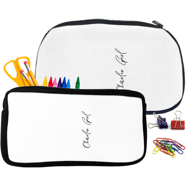 Custom Design - Pencil / School Supplies Bags Small and Medium