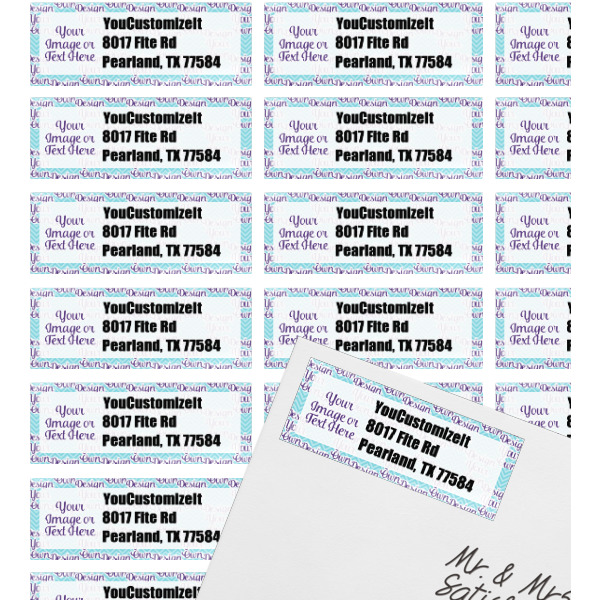 Custom Design - Mailing Label on Envelope - Multiple Labels
