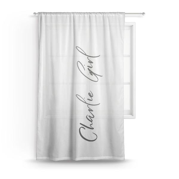 Custom Design Your Own Sheer Curtain