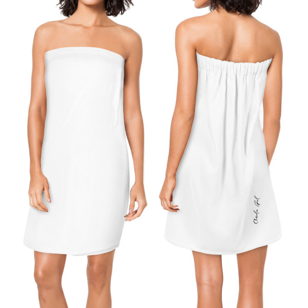 Custom Design - Custom Bath Wrap - Front & Back View