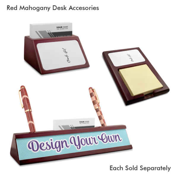 Custom Design - Mahogany Desk Accessories