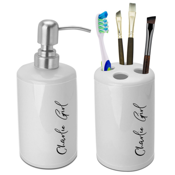 Custom Design Your Own Ceramic Bathroom Accessories Set