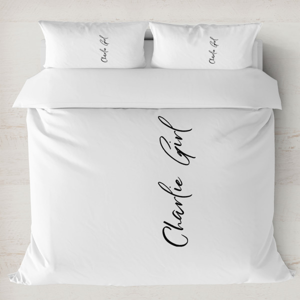 Custom Design Your Own Duvet Cover Set - King