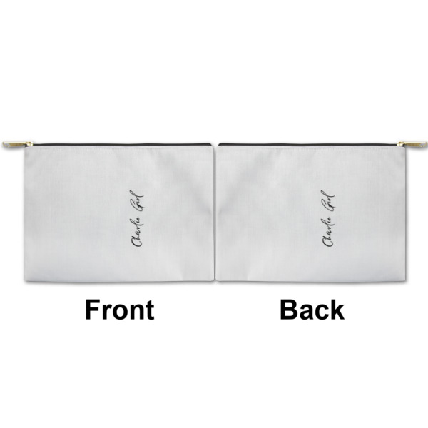 Custom Design - Small Zipper Pouch Approval (Front and Back)