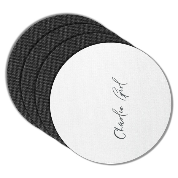 Custom Design - Round Coaster Rubber Back - Main