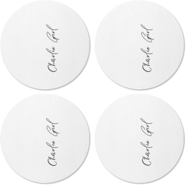 Custom Design - Coaster Round Rubber Back - Apvl