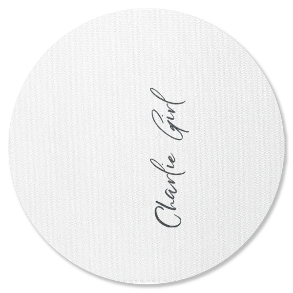 Custom Design - Round Coaster Rubber Back - Single