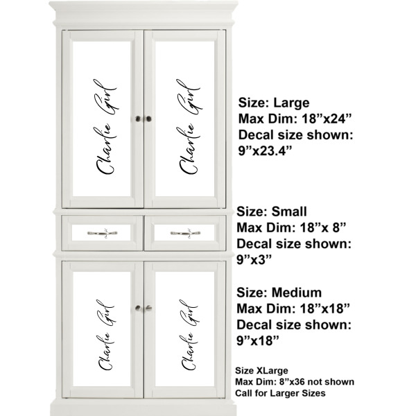 Custom Design - Full Cabinet (Show Sizes)