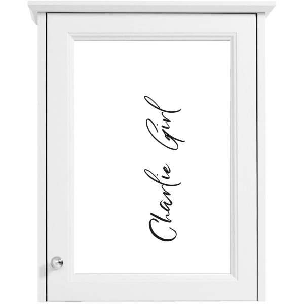 Custom Design - Single White Cabinet Decal