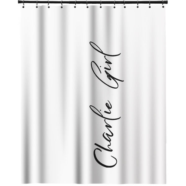 Custom Design Your Own Extra Long Shower Curtain - 70" x 83"