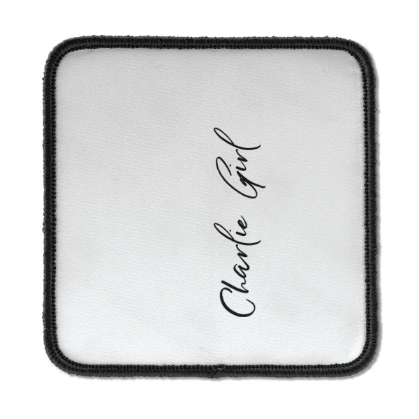 Custom Design - Iron On Patch -  Square - Front