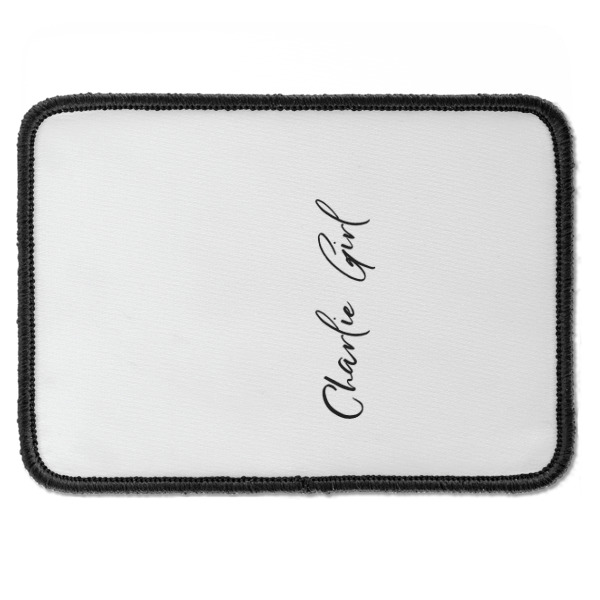 Custom Design - Iron On Patch - Rectangle - Front