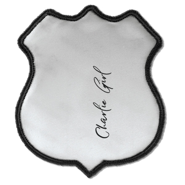 Custom Design - Iron On Patch - Shield - Style C - Front