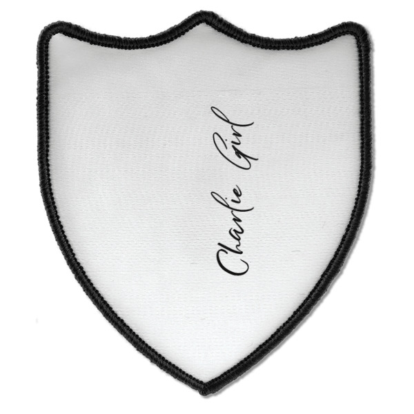 Custom Design - Iron On Patch - Shield - Style B - Front