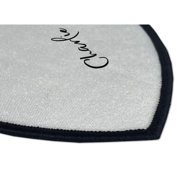 Custom Design - Iron On Patch - Shield - Style B - Closeup