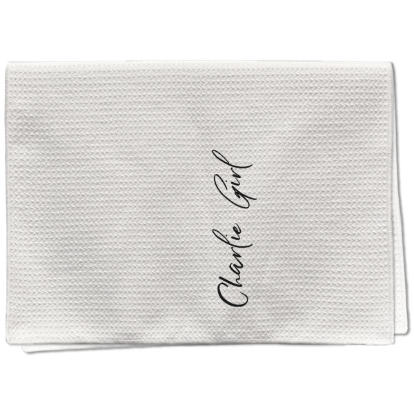 Custom Design Your Own Kitchen Towel - Waffle Weave