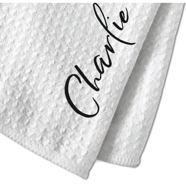 Custom Design - Waffle Weave Towel - Closeup of Material Image