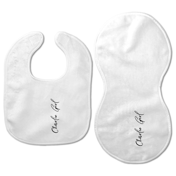 Custom Design - Baby Bib & Burp Set - Approval (new bib & burp)