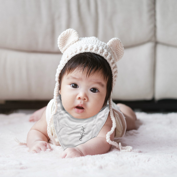 Custom Design - Bandana Bib - (Lifestyle 2 girl)