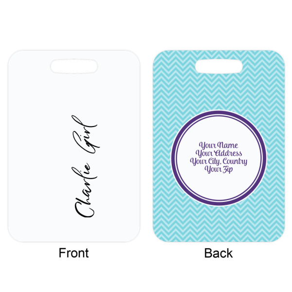 Custom Design - Metal Luggage Tag - Approval