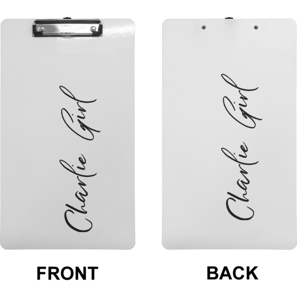 Custom Design - Clipboard (Legal) (Front + Back)