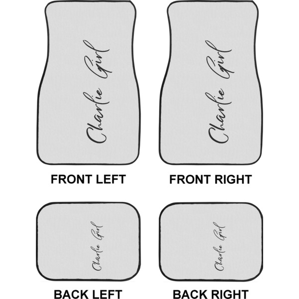 Custom Design - Car Floor Mats Set (2F + 2B)