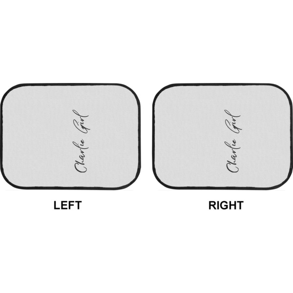 Custom Design - Car Floor Mats (Back Seat) (Approval)