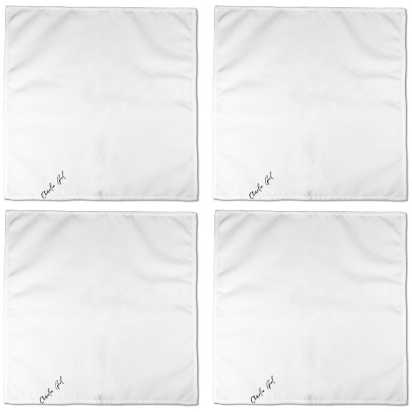 Custom Design - Cloth Napkins - Personalized Dinner (APPROVAL) Set of 4