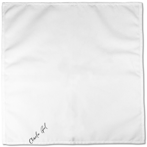 Custom Design - Cloth Napkins - Personalized Dinner (Full Open)