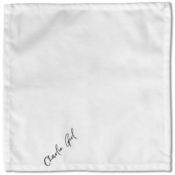 Custom Design - Cloth Napkins - Personalized Lunch (Single Full Open)