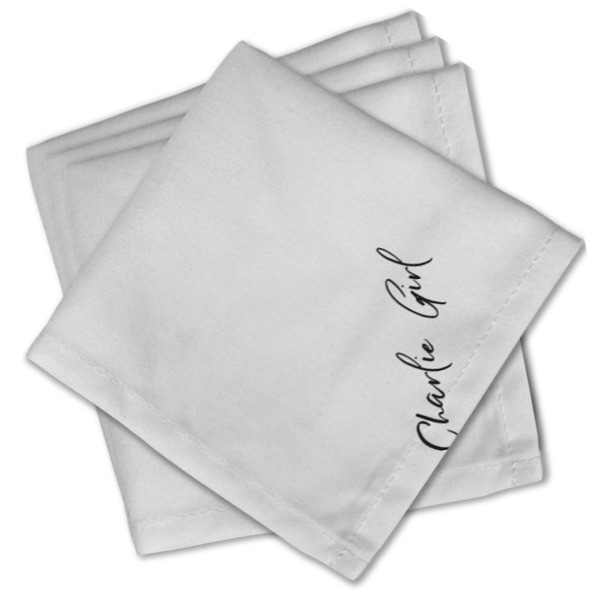 Custom Design - Cloth Napkins - Personalized Lunch (PARENT MAIN Set of 4)