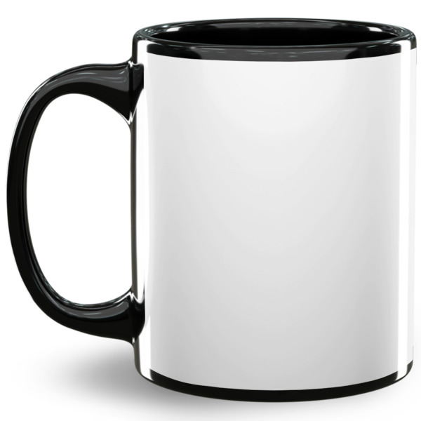 Custom Design Your Own 11 oz Coffee Mug - Black