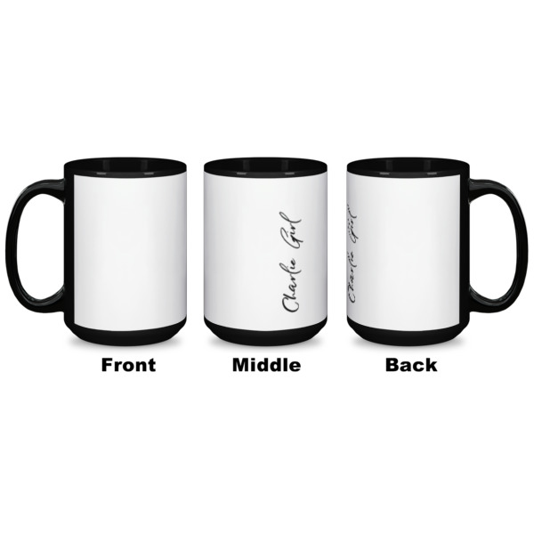 Custom Design - Coffee Mug - 15 oz - Black APPROVAL