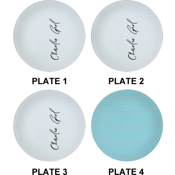 Custom Design - Set of Appetizer / Dessert Plates (Approval)