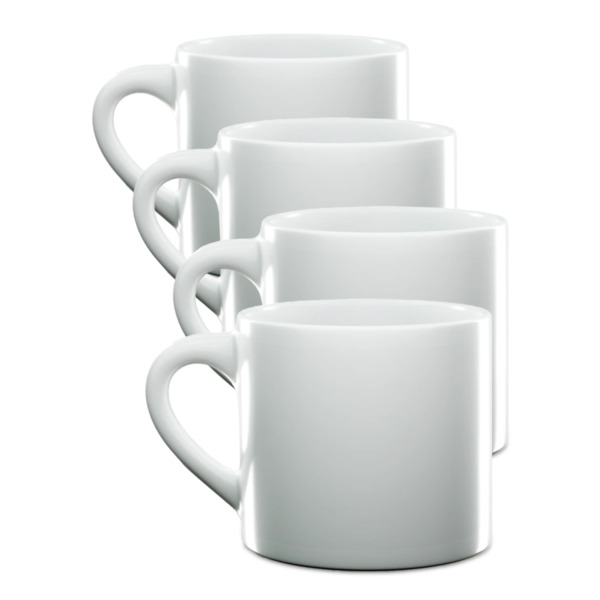 Custom Design Your Own Double Shot Espresso Cups - Set of 4