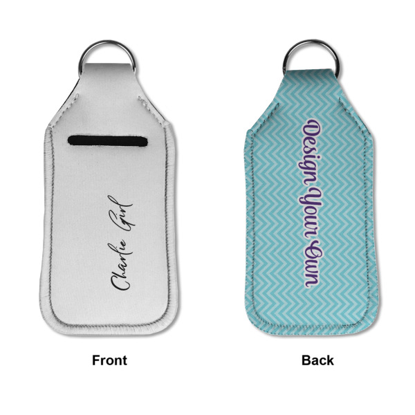 Custom Design - Sanitizer Holder Keychain - Large APPROVAL (Flat)