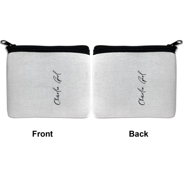Custom Design - Neoprene Coin Purse - Front & Back (APPROVAL)