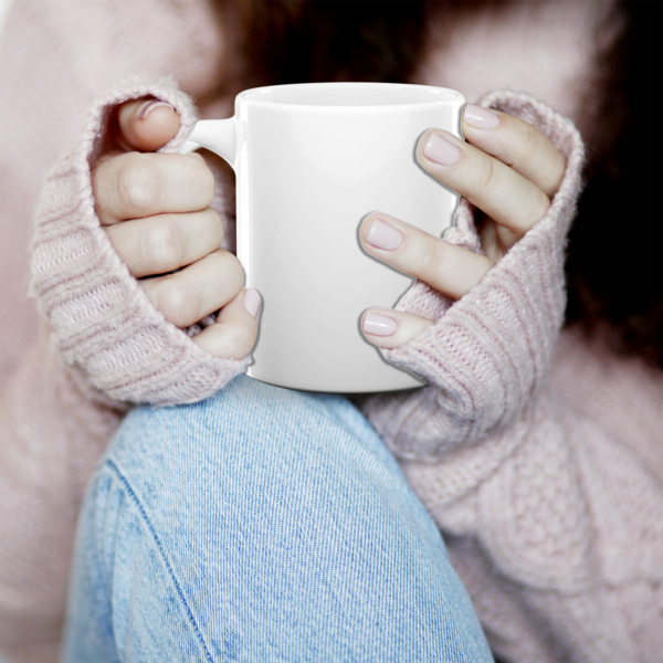 Custom Design - 11oz Coffee Mug - LIFESTYLE