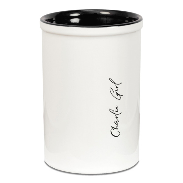Custom Design - Pencil Holder - Black